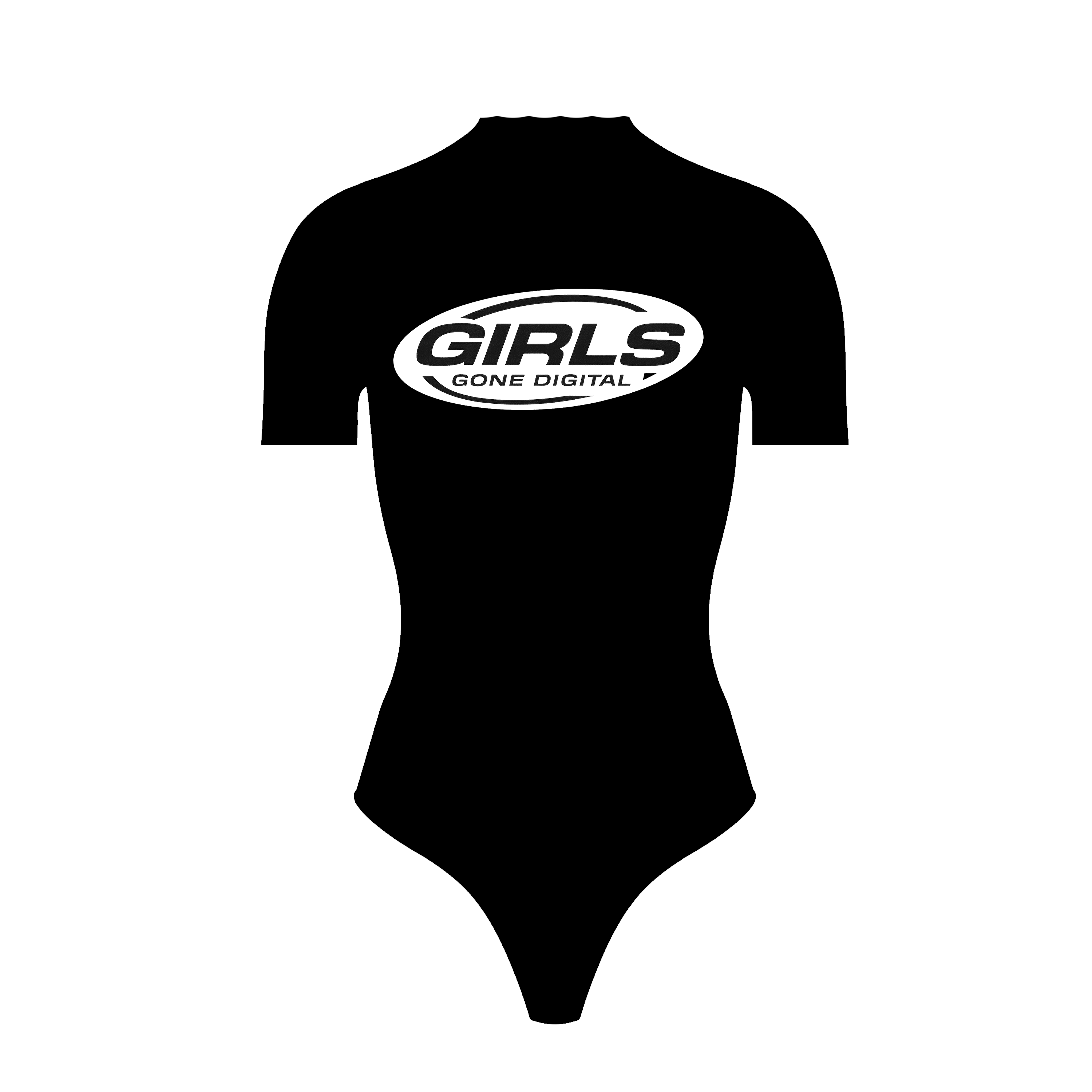 GGD ONE PC SHORTSLEEVE (BLK)